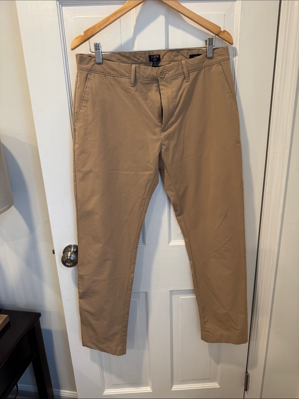 J. Crew Men’s Straight Chino Pants in Tan